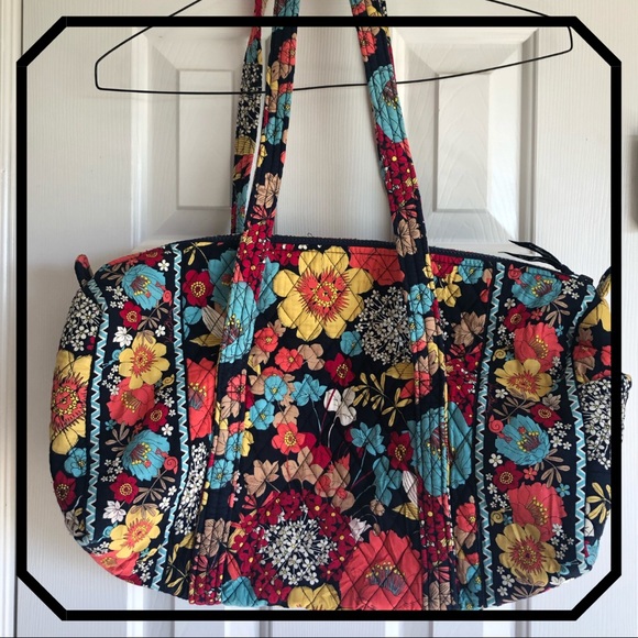 Vera Bradley Handbags - ❀ Vera Bradley “Happy Snails” Travel Duffel Bag